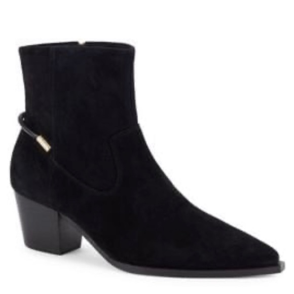 Brand new Isaac Mizrahi suede booties in black - Picture 4 of 4